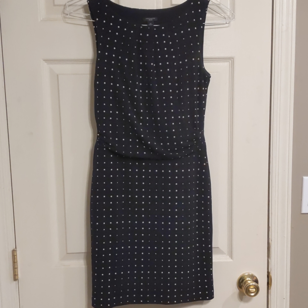 Black/white polkadot Dress